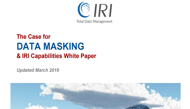 Cover of Data Masking White Paper